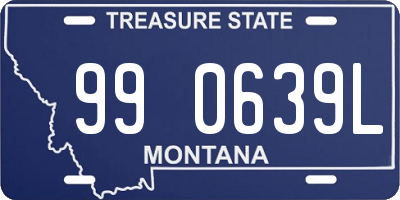 MT license plate 990639L