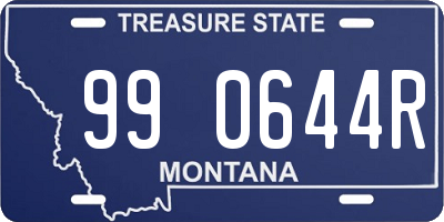 MT license plate 990644R