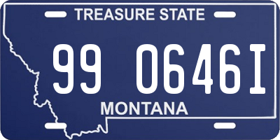 MT license plate 990646I