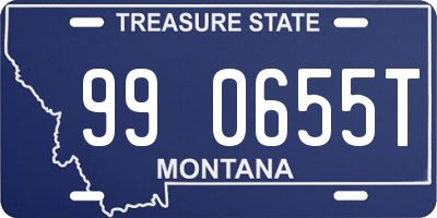 MT license plate 990655T