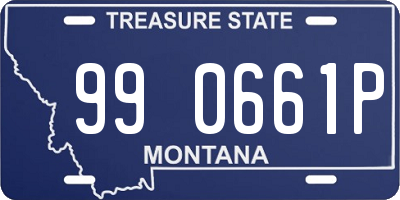 MT license plate 990661P