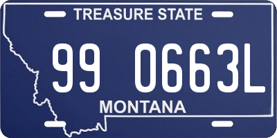 MT license plate 990663L