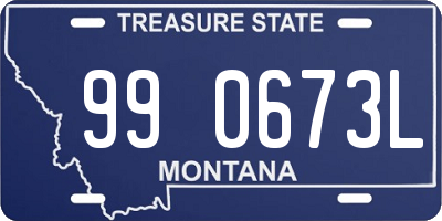 MT license plate 990673L