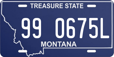 MT license plate 990675L