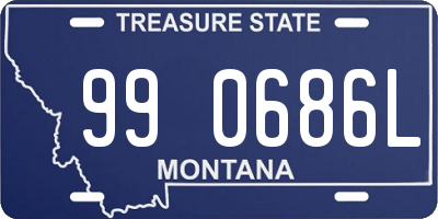 MT license plate 990686L