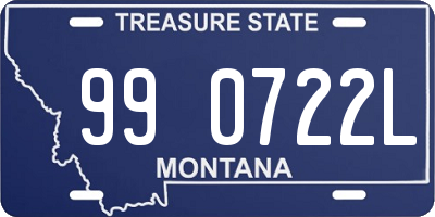 MT license plate 990722L