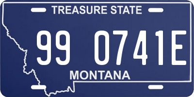 MT license plate 990741E