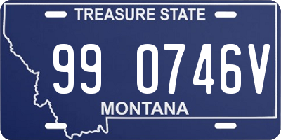 MT license plate 990746V