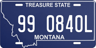 MT license plate 990840L