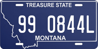 MT license plate 990844L