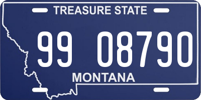 MT license plate 990879O