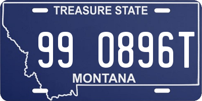 MT license plate 990896T