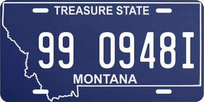 MT license plate 990948I