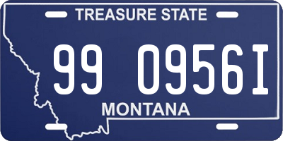 MT license plate 990956I