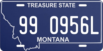 MT license plate 990956L