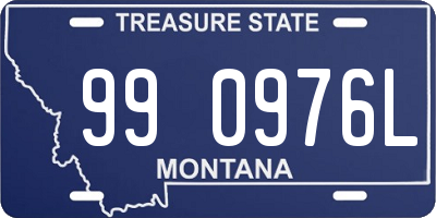 MT license plate 990976L