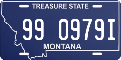 MT license plate 990979I