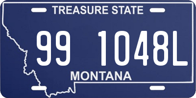 MT license plate 991048L