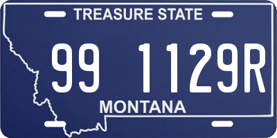 MT license plate 991129R