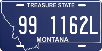 MT license plate 991162L