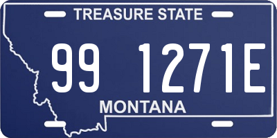 MT license plate 991271E