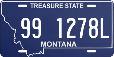 MT license plate 991278L