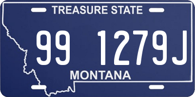 MT license plate 991279J