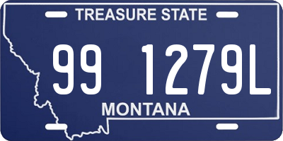 MT license plate 991279L