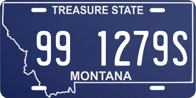 MT license plate 991279S