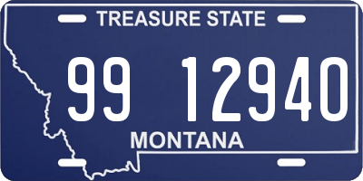 MT license plate 991294O