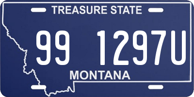 MT license plate 991297U