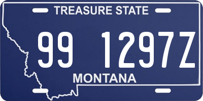 MT license plate 991297Z