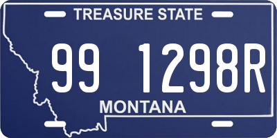 MT license plate 991298R