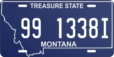 MT license plate 991338I