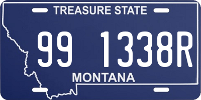 MT license plate 991338R