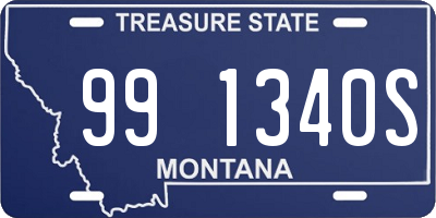 MT license plate 991340S