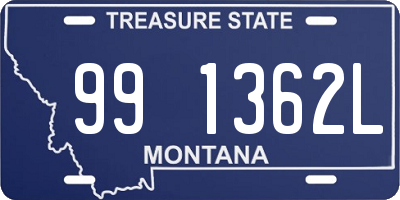 MT license plate 991362L