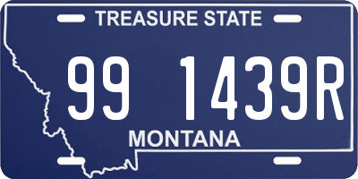 MT license plate 991439R