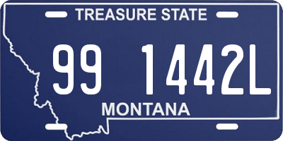 MT license plate 991442L