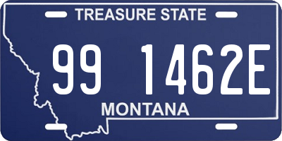 MT license plate 991462E