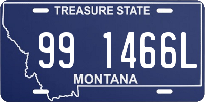 MT license plate 991466L