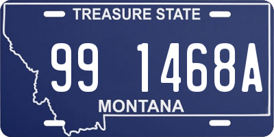 MT license plate 991468A