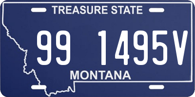 MT license plate 991495V