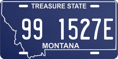 MT license plate 991527E