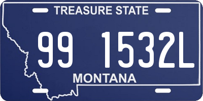 MT license plate 991532L