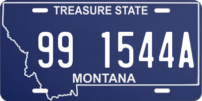 MT license plate 991544A