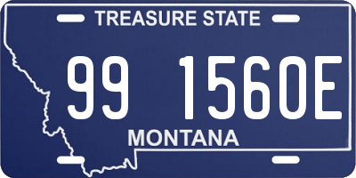 MT license plate 991560E