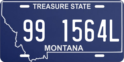 MT license plate 991564L