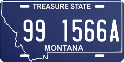 MT license plate 991566A