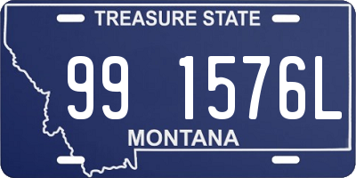 MT license plate 991576L